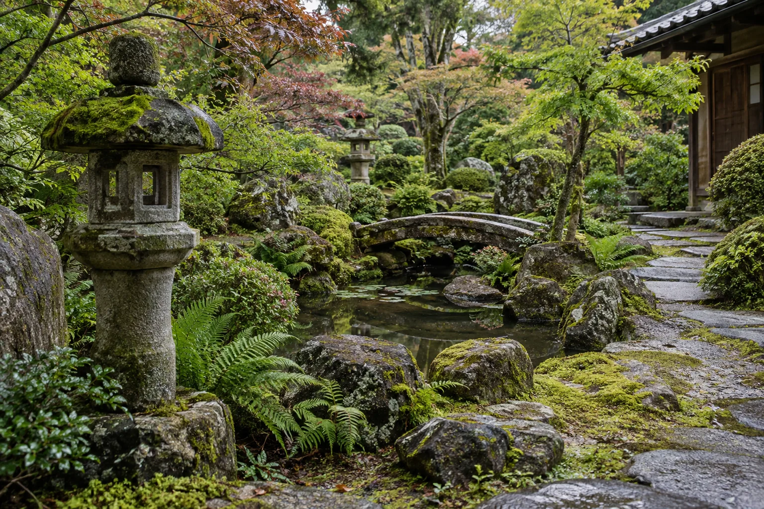 Garden scene